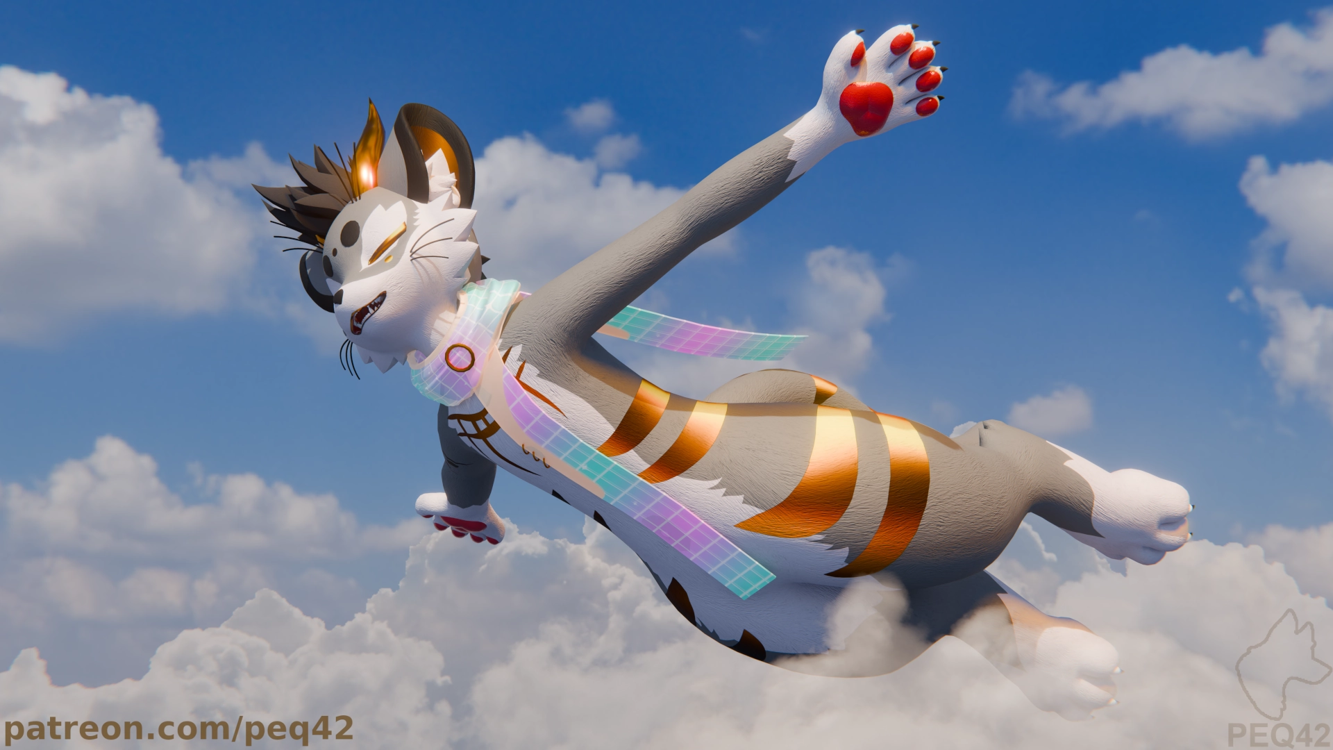 mayu flying sky clouds.webp