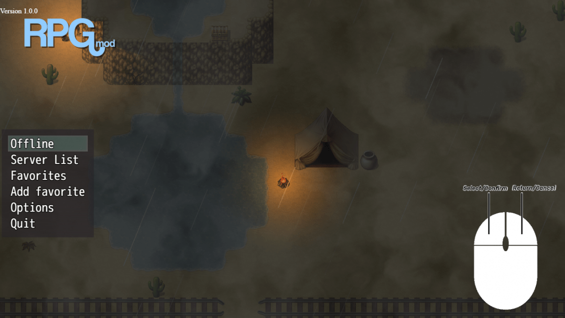 RPGMod main menu