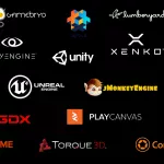 multiple game engine logos
