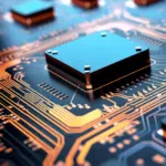 futuristic looking super fast cpu