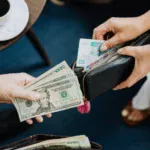 rich person paying money