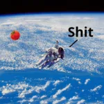 astronaut find lost tomato space