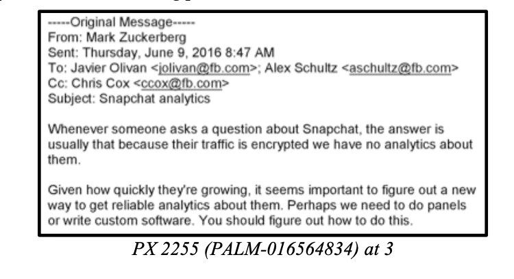 meta facebook e-mail justice lawsuit spying 2016