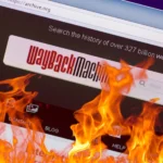 wayback internet archive danger on fire