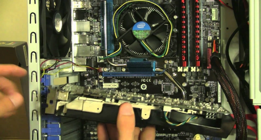 gpu open inside computer