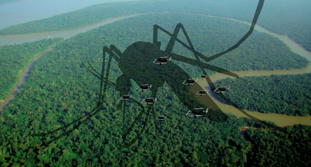 Drones are spreading Mosquitoes world wide, and that is Good!