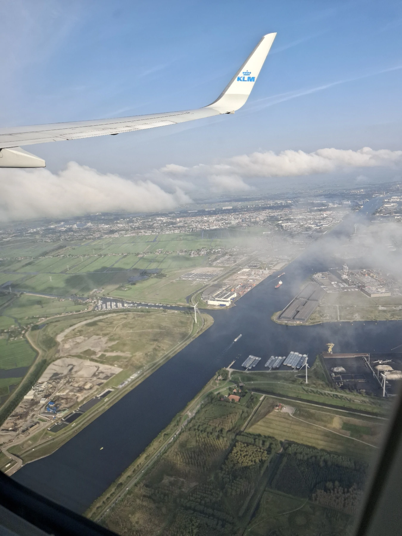 Amsterdan seen from above