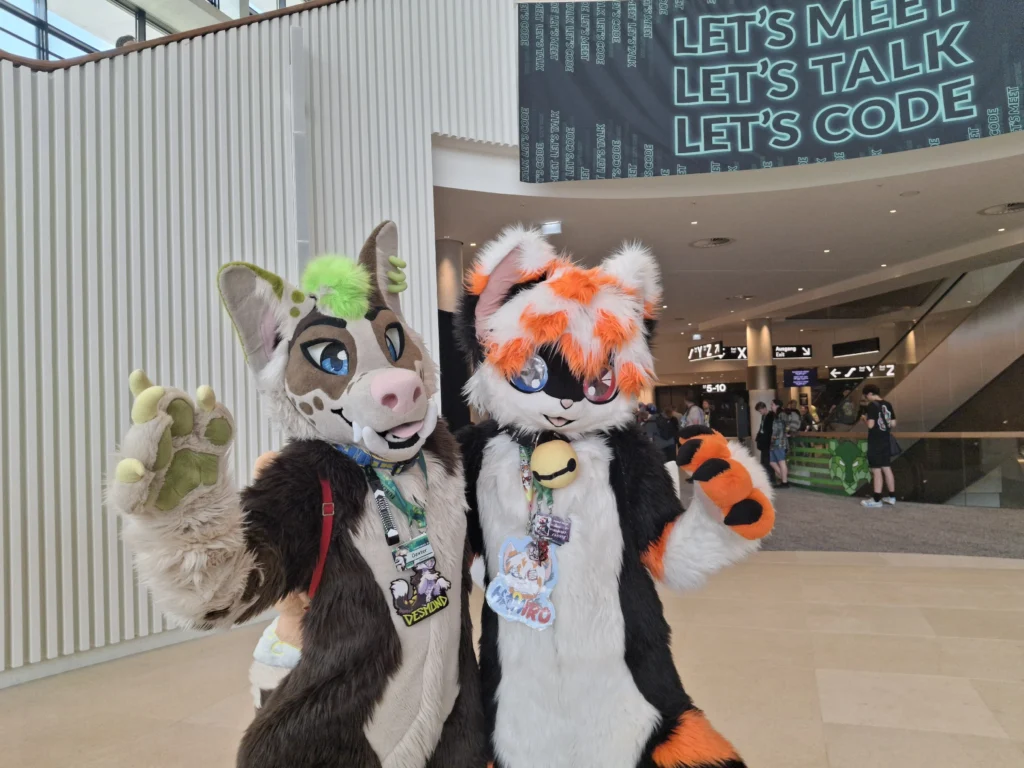 two fursuits furry eurofurence furry