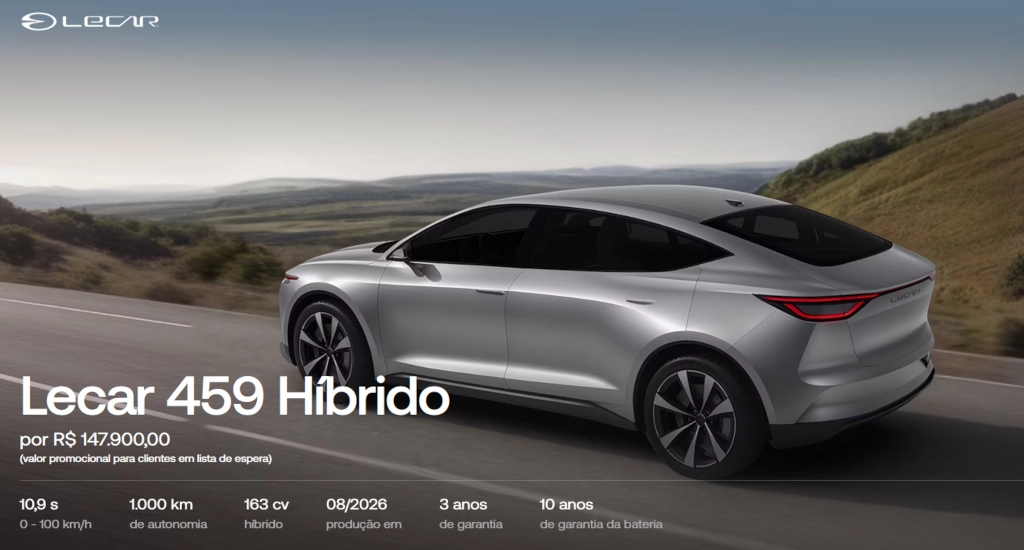 The “Brazilian Tesla”, Lecar Unveils New Flex-Hybrid EV Sedan