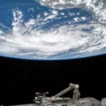 earth from space walk spacex ISS