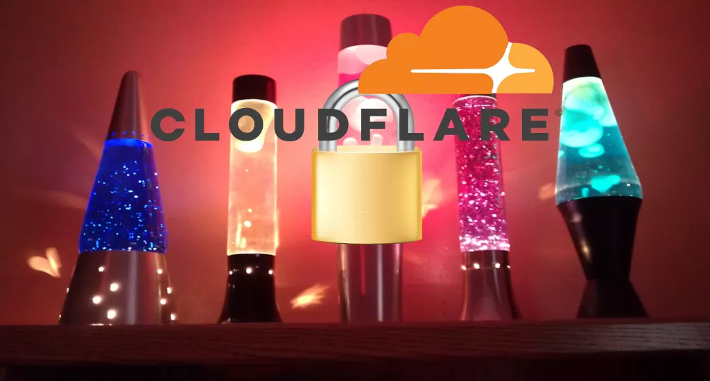 cloudflare lava lamp wall