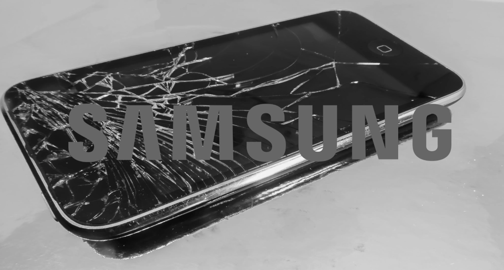 samsung broken phone
