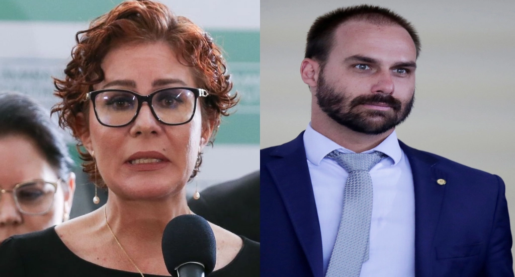Eduardo Bolsonaro and Carla Zambelli – Criminals running away
