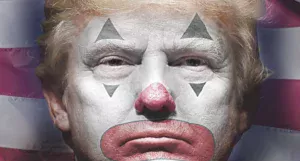 trump clown taco