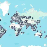map ixp world wide internet