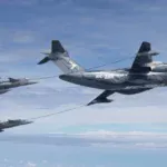 fab F-39E KC-390 Millennium refuel mid air