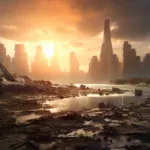 post apocalyptic future desert ai datacenters global warming