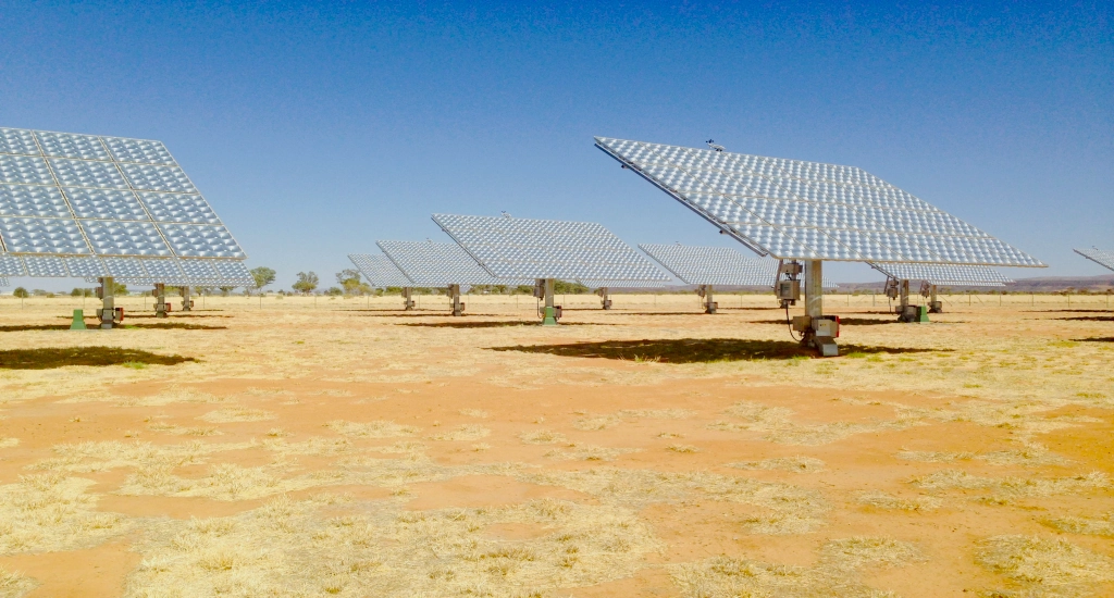 solar panel park desert