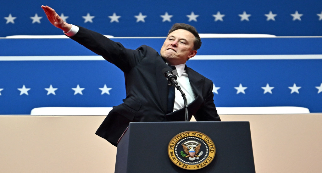elon musk nazi salute